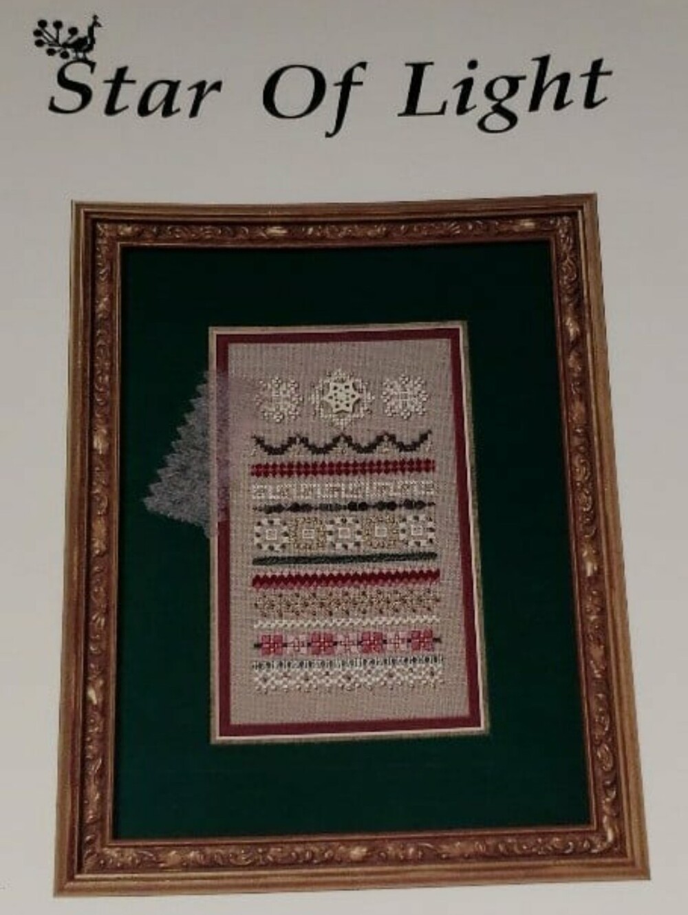 Rare Just Nan "Star Of Light" Cross-Stitch Pattern